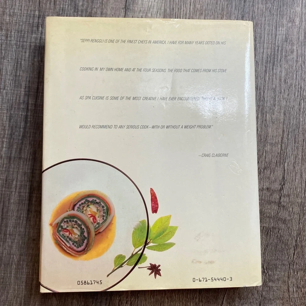 The Four Seasons Spa Cuisine Cookbook Seppi Renggli Hardcover 1986 0-671-54440-3